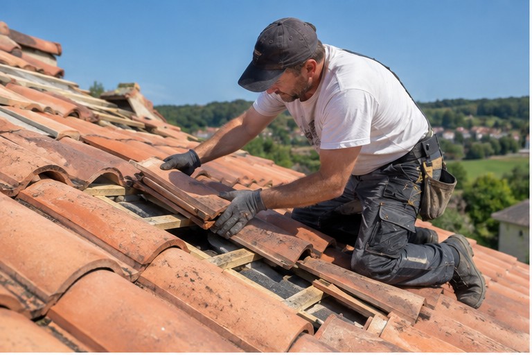 Travaux de toiture à Segonzac